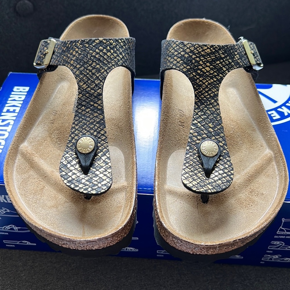 Birkenstock gizeh python